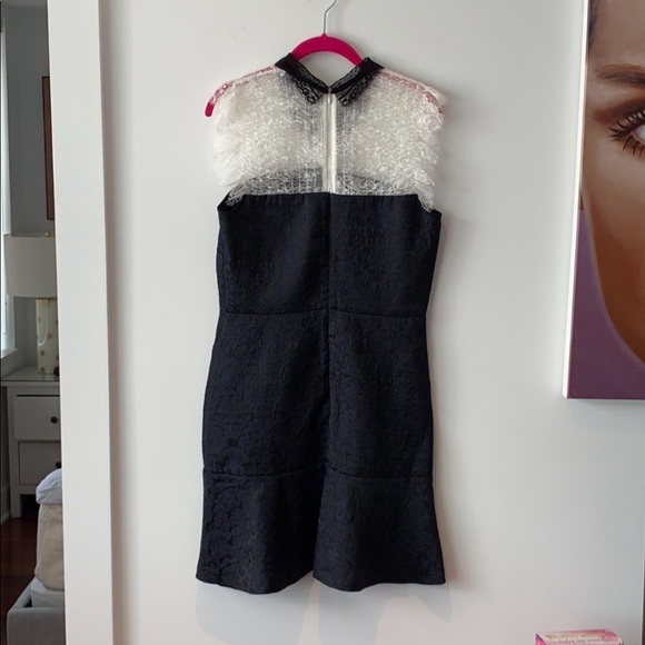 Sandro “Flavia” brocade lace mini dress 1/S - Picture 8 of 8